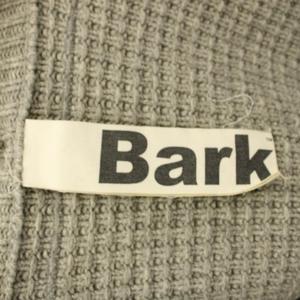 バーク Bark ダッフルコート ニット ウール トグルボタン S グレー /HN ■ECD001 メンズ