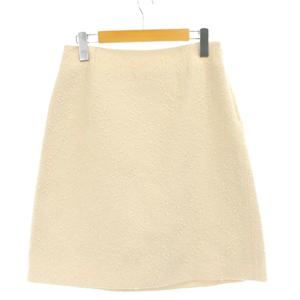 イエナ IENA スカート ひざ丈 ミニ ウール 38 アイボリー /GP ■ECC001 レディース