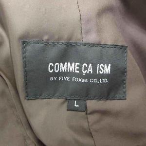 コムサイズム COMME CA ISM ダウンコート ロング丈 L ダークブラウン /HO39 ■ECD001 レディース