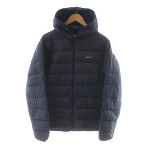 パタゴニア Patagonia ダウンジャケット フード アウター M 青 ブルー 84900FA12 /AN35 ■ECD001 メンズ