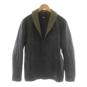 ラッツ RATS レザージャケット 革ジャン 切替 M 黒 ブラック /AN58 ■ECD001 メンズ