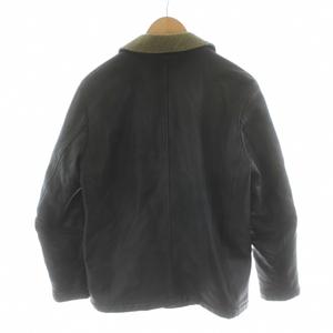 ラッツ RATS レザージャケット 革ジャン 切替 M 黒 ブラック /AN58 ■ECD001 メンズ