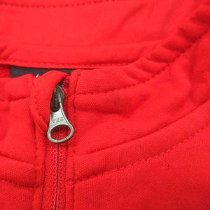 ナイキ NIKE スポーツウエア カットソー XL 赤 レッド 長袖 ハーフジップ スタンドカラー エンブレムワッペン /SM23 ■ECA002 メンズ