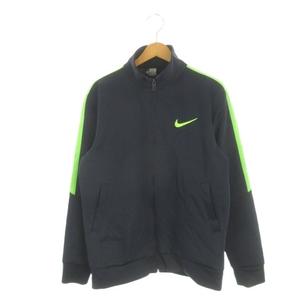 ナイキ NIKE ジャージ ジャケット 配色 ロゴ刺繍 XL 紺 ネイビー /AH29 ■ECA002 メンズ