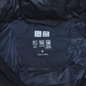 ユニクロ UNIQLO ダウンコート ネイビー M ■ECE003 メンズ