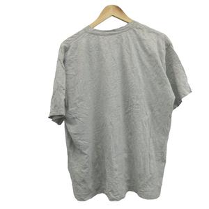 リーボック Reebok Tシャツ カットソー L グレー 半袖 グラフィックプリント ラウンドネック /GR ■ECE003 メンズ
