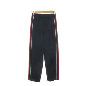 ナイキ NIKE ジャージ セットアップ ジャケット パンツ スポーツウエア M 紺 ネイビー 赤 レッド スタンドカラー ジップアップ ロゴ ライン /MN1 ■ECA003 レディース