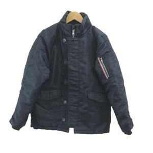イッカ ikka ジャケット 上着 150 紺 ネイビー スタンドカラー 長袖 ジッパーポケット /NP ■ECB002 キッズ