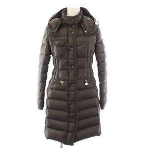 モンクレール MONCLER HERMINE エルミンヌ ダウンコート フーディ ロング 00 カーキ 420934933905 /KH ■ECD003 レディース