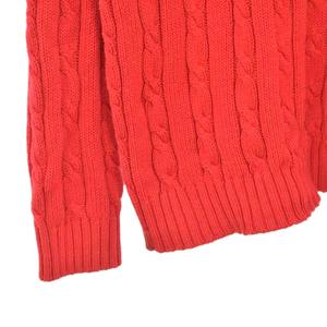 ラルフローレン RALPH LAUREN POLO SPORT ニット セーター 長袖 M 赤 レッド ■ECD003 メンズ