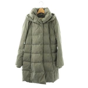 カリテ qualite ダウンコート ミドル丈 2 グレー /HK ■ECD003 レディース