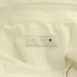 プラダ PRADA ワイシャツ 39/15.5 白 ホワイト /SS ■OS ■OH ■ECD003 メンズ