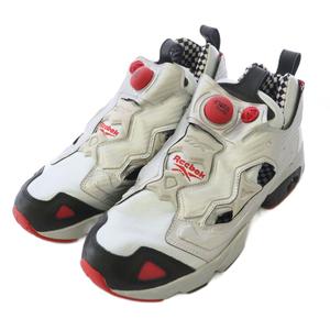 リーボック Reebok PUMP FURY ポンプフューリー ローカットスニーカー シューズ 厚底 US9 27cm シルバーカラー V53308 /BB ■ECE004 メンズ
