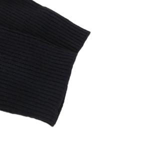 プラダ PRADA リブニット セーター クルーネック 長袖 ストレッチ 42 紺 ネイビー /FF ■GY62 