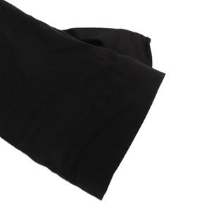 プラダ PRADA シャツ ブラウス ストレッチ 長袖 38 黒 ブラック /FF ■GY62 レディース