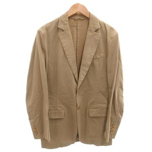 プラダ PRADA スーツ セットアップ カジュアル シングル ジャケット パンツ 46R ベージュ /FF ■GY62 メンズ
