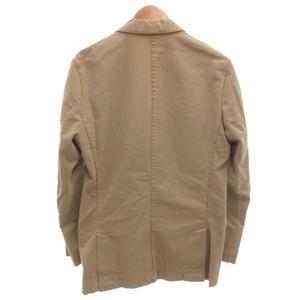 プラダ PRADA スーツ セットアップ カジュアル シングル ジャケット パンツ 46R ベージュ /FF ■GY62 メンズ