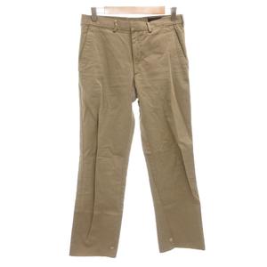 プラダ PRADA スーツ セットアップ カジュアル シングル ジャケット パンツ 46R ベージュ /FF ■GY62 メンズ