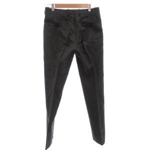 プラダ PRADA スーツ セットアップ ビジネス シングル ジャケット パンツ シルク混 モヘヤ混 44R グレー /FF ■GY62 メンズ