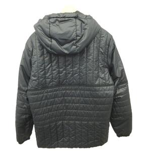 リーボック Reebok 中綿ジャケット 上着 XL 黒 ブラック フード付き 長袖 キルティング /NP ■ECE004 メンズ