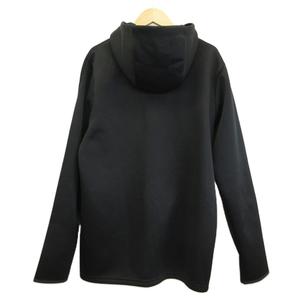 リーボック Reebok フルジップパーカー 上着 L 黒 ブラック 長袖 フード付き 無地 /YU ■ECA004 メンズ