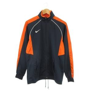 ナイキ NIKE トラックジャケット ジャージ スポーツウエア L 紺 ネイビー 長袖 スタンドカラー フルジップ /CK10 ■ECA004 メンズ