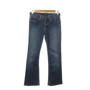 アールジーン Earl Jean 84 JEAN デニム ジーンズ 26 青 ブルー インディゴ フレアシルエット /AO31 ■GY72 レディース