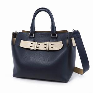 バーバリー BURBERRY LL SM BELT BAG 2WAY ハンドバッグ ショルダーバッグ ネイビー 4500499608 レディース