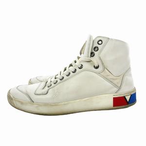 ルイヴィトン LOUIS VUITTON ハイカット スニーカー 6 1/2 24.5cm 白 ホワイト GO0136 レディース