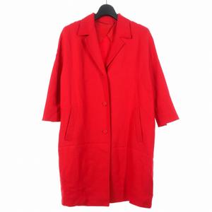 マックスマーラ MAX MARA マックスマーラステュディオ MaxMara STUDIO リネンコート 赤 レッド レディース