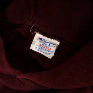 チャンピオン80'sリバースウィーブパーカー トリコタグ　紺赤 80's】【USA製】【ビンテージ】【チャンピオン】【Champion