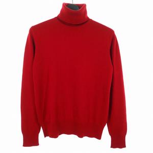 CELINE - セリーヌ CELINE オールド タートルニット セーター 無地 38 赤 セリーヌ CELINE オールド タートルニット セーター 無地 38 赤 レッド