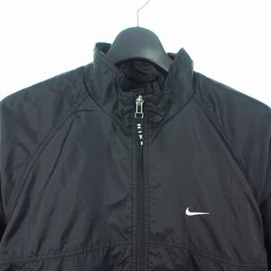 ナイキ NIKE 90s 7分袖 ナイロンジャケット ブルゾン M ブラック 黒 レディース
