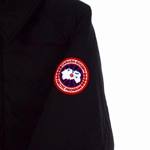 カナダグース CANADA GOOSE ダウンジャケット ブルゾン L ブラック 黒 メンズ