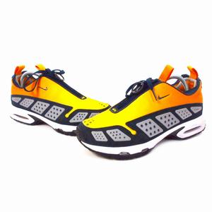 ナイキ NIKE W NIKE AIR MAX SNDR Canyon Gold and Deep Ocean スニーカー シューズ US10 27㎝ ゴールド/グレー/イエロー HJ8080 700 レディース