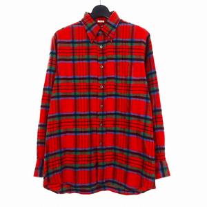 インディビジュアライズドシャツ INDIVIDUALIZED SHIRTS CLASSIC FIT ネルシャツ チェックシャツ 長袖 M マルチカラー メンズ