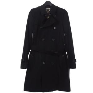 バーバリー BURBERRY THE SANDRINGHAM ノバチェック トレンチコート 44 黒 ブラック 3911052 メンズ
