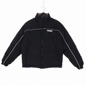 シュプリーム SUPREME 24AW Reversible Puffer Jacket リバーシブル 中綿 ジャケット ブルゾン S 黒 ブラック メンズ