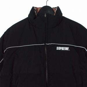 シュプリーム SUPREME 24AW Reversible Puffer Jacket リバーシブル 中綿 ジャケット ブルゾン S 黒 ブラック メンズ
