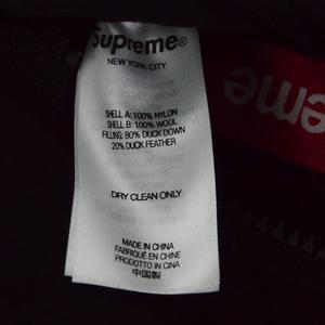 シュプリーム SUPREME 24AW Reversible Puffer Jacket リバーシブル 中綿 ジャケット ブルゾン S 黒 ブラック メンズ