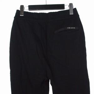 プラダ PRADA ラバーロゴスウェットイージーパンツ XS ブラック 黒 SJP295 R201 Q86 国内正規 メンズ