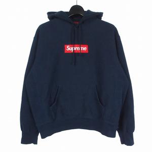 シュプリーム SUPREME 24AW Box Logo Hooded Sweatshirt ボックスロゴ パーカー フーディ S ネイビー 紺 メンズ