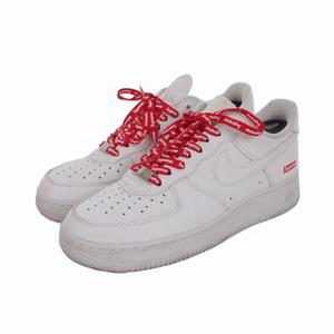 ナイキ NIKE × シュプリーム SUPREME Air Force 1 Low エアフォース1 ロー スニーカー 靴 US7.5 25.5㎝ ホワイト 白 CU9225-100 メンズ