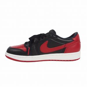 未使用品 ナイキ NIKE エア ジョーダン 1 Air Jordan 1  レトロ ロー OG バーンド Banned 27㎝ 黒 × 赤 W6276 001 メンズ