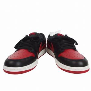 未使用品 ナイキ NIKE エア ジョーダン 1 Air Jordan 1  レトロ ロー OG バーンド Banned 27㎝ 黒 × 赤 W6276 001 メンズ