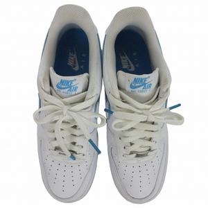 ナイキ NIKE エアフォース1 ロー '07 Air Force 1 Low '07 US9.5 27.5㎝ ホワイト アンド ユニバーシティブルー White and University Blue DV0788-101 メンズ