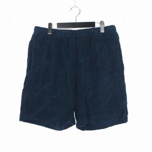 シュプリーム SUPREME 19SS Terry Jacquard Logo Short テリージャガードロゴショーツ ショートパンツ ハーフパンツ M ネイビー 紺 メンズ