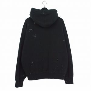 シュプリーム SUPREME × エムエムシックスメゾンマルジェラ MM6 Maison Margiela 26SS Box Logo Zip Up Hooded Sweatshirt ボックスロゴジップアップ フーディー パーカー M ブラック 黒 メンズ