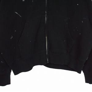 シュプリーム SUPREME × エムエムシックスメゾンマルジェラ MM6 Maison Margiela 26SS Box Logo Zip Up Hooded Sweatshirt ボックスロゴジップアップ フーディー パーカー M ブラック 黒 メンズ