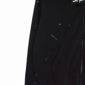 シュプリーム SUPREME × エムエムシックスメゾンマルジェラ MM6 Maison Margiela 26SS Box Logo Zip Up Hooded Sweatshirt ボックスロゴジップアップ フーディー パーカー M ブラック 黒 メンズ